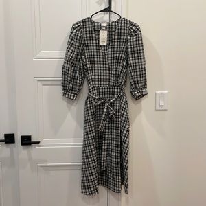 A New Day Plaid-Style Wrap Dress - New with Tags